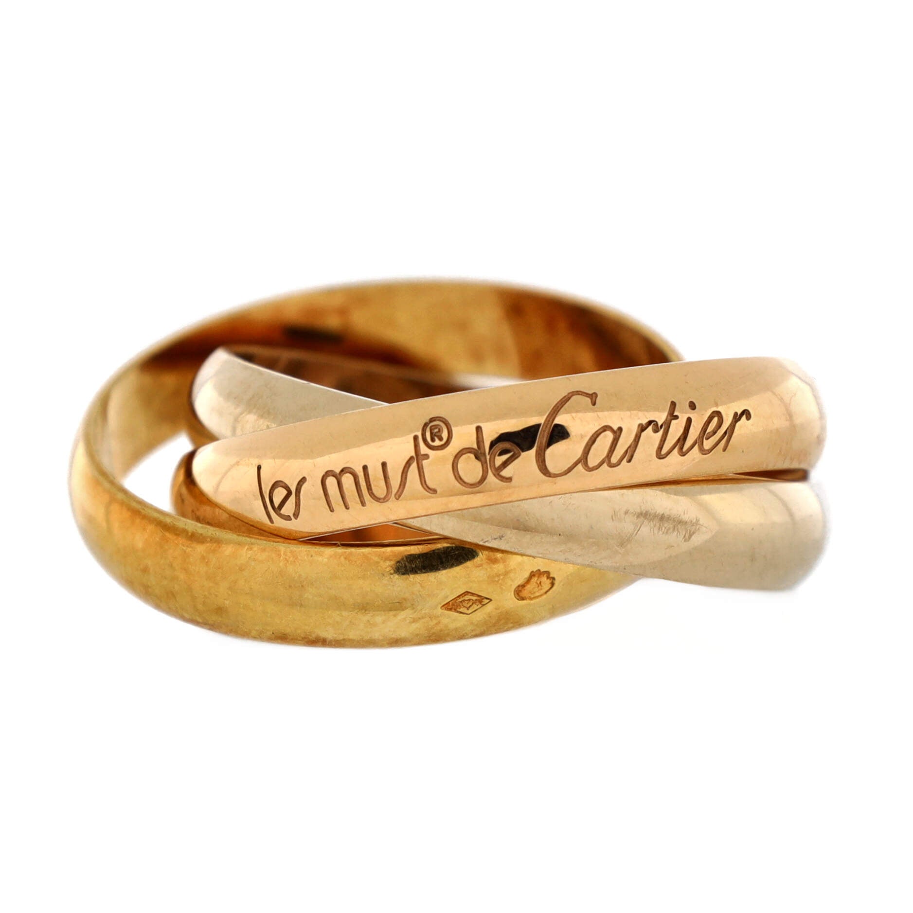 Cartier Trinity ring in 18K tricolor gold